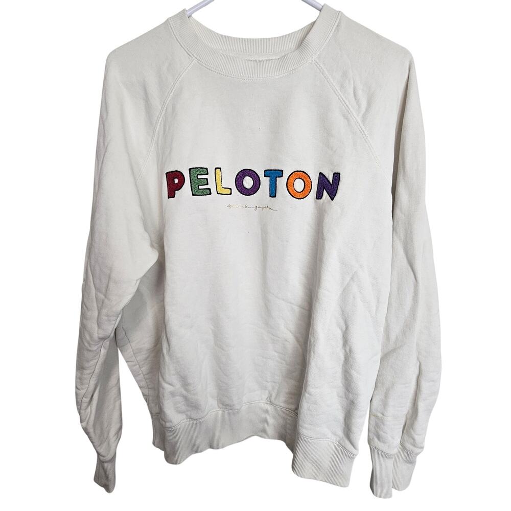 Spiritual Gangster Peloton Womens Pullover Sweatshirt Size M Raglan Crewneck